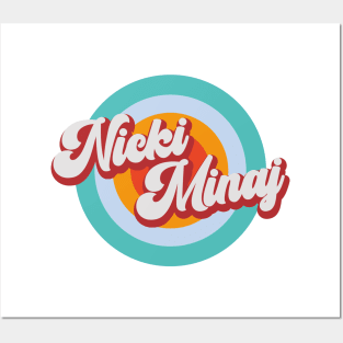 Color Circle With Name Nicki Posters and Art